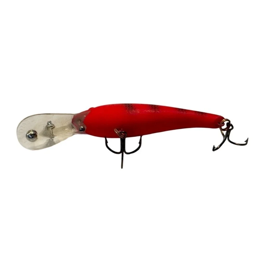 Cotton Cordell Wally Diver Red Black Striped Deep Diving Crankbait Lure 3.25in